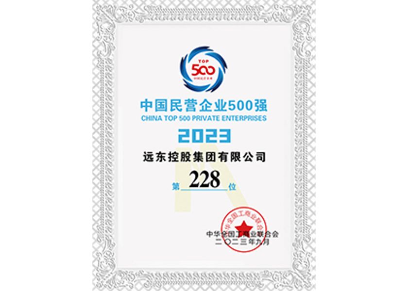 中國民營(yíng)企業(yè)500強